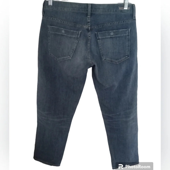 Citizens of Humanity Relaxed Fit Button Fly Cropped Denim Jeans Size 28 - Picture 2 of 7